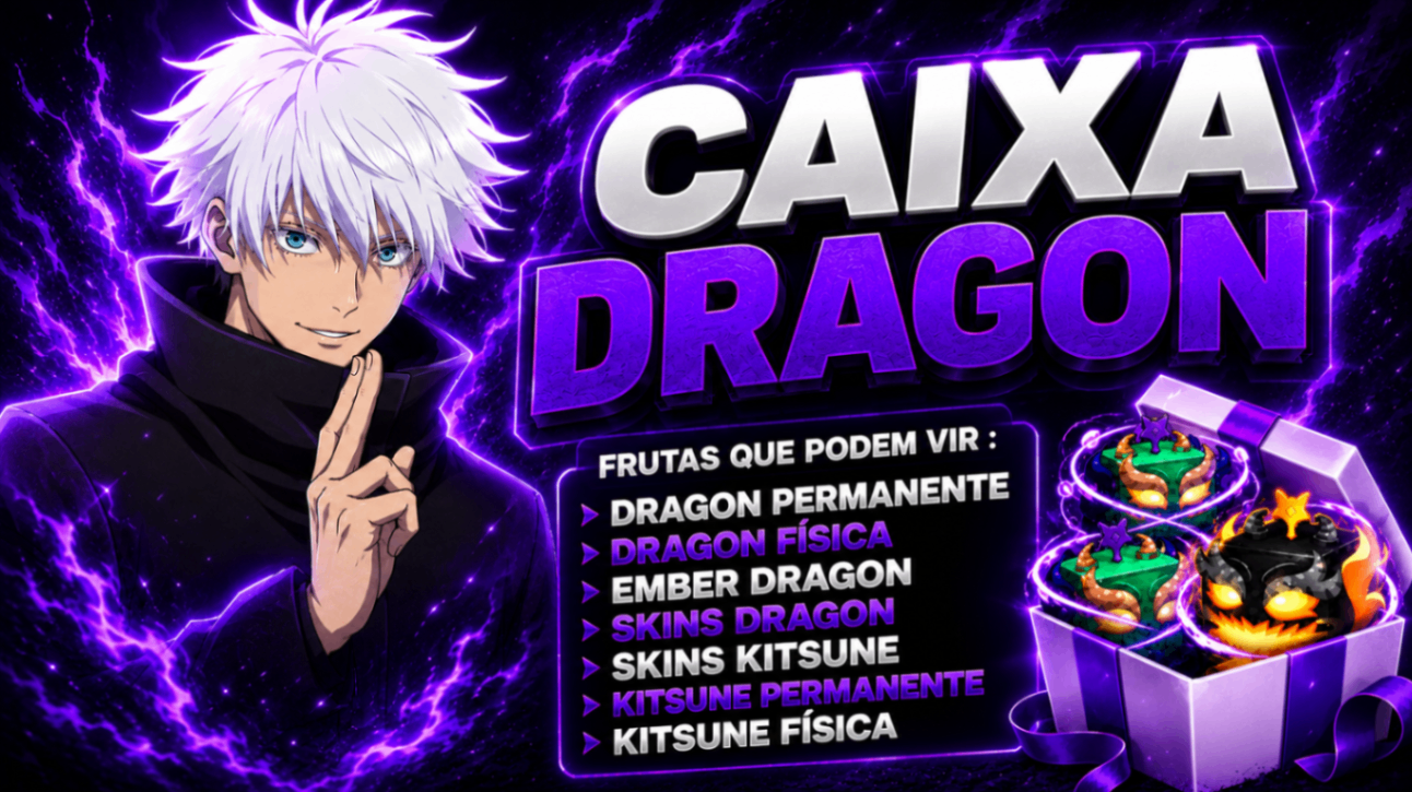 CAIXA DRAGON PREMIUM BLOX FRUITS