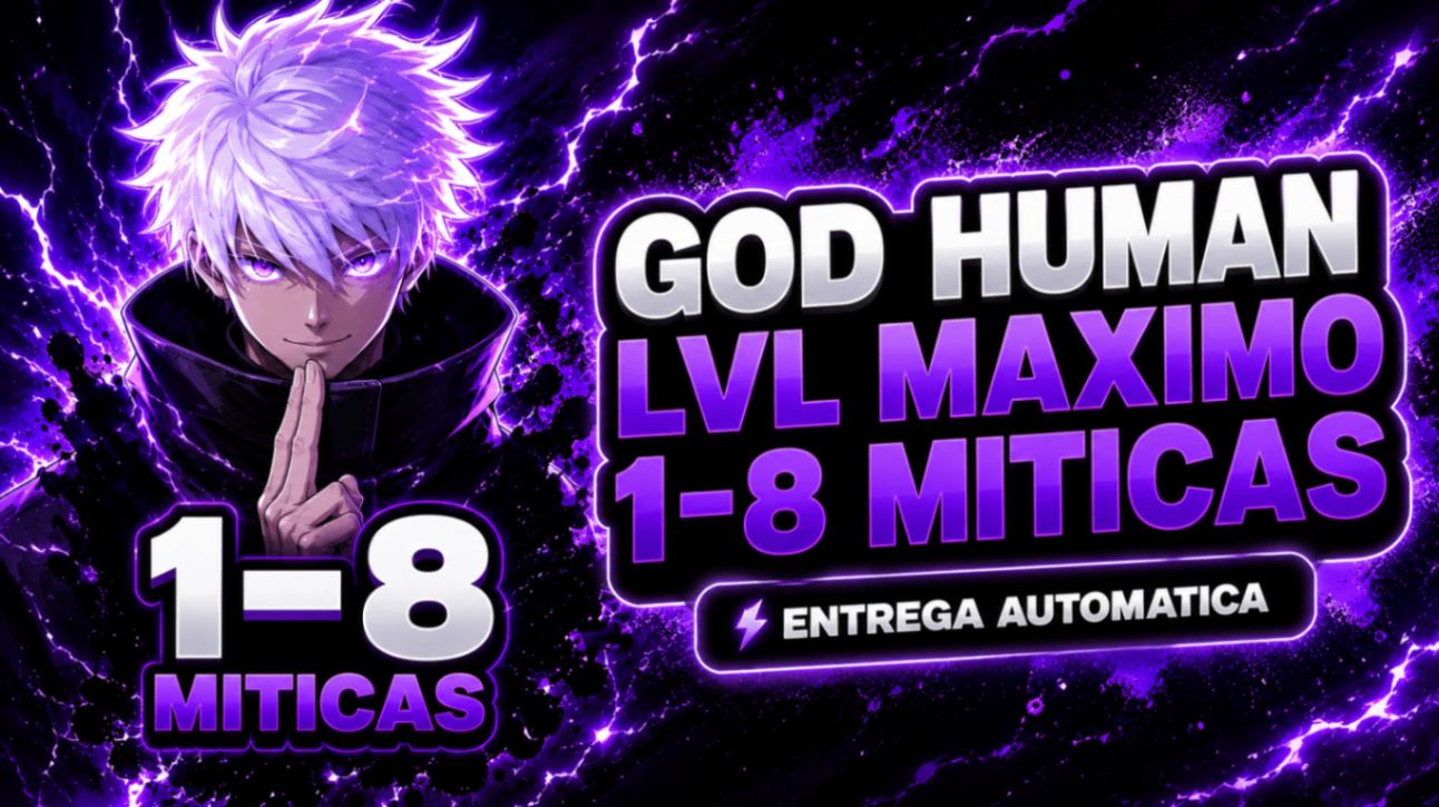 🍎LVL 2800 + GHM + 1 A 8 MITICAS ALEATÓRIAS
