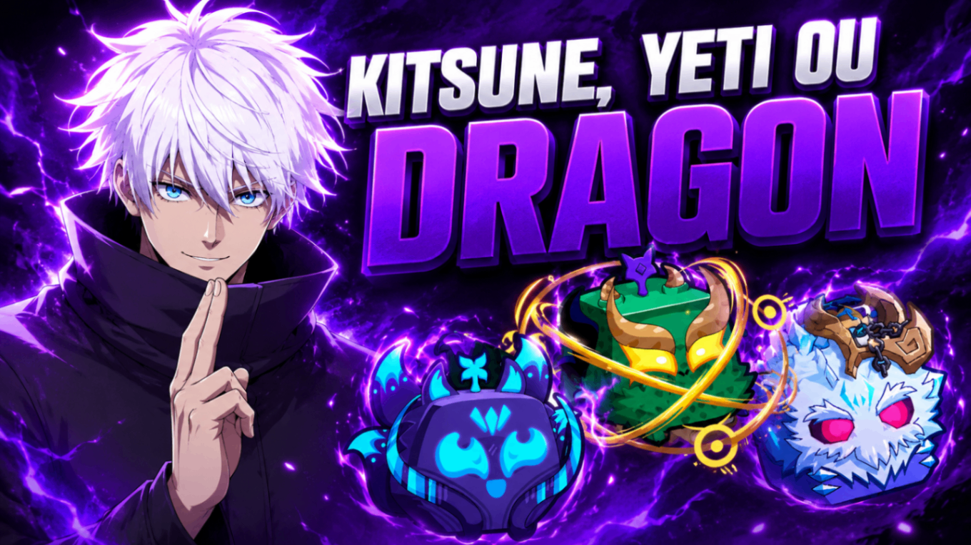 🦊❄️🐲 DRAGON YETI OU KITSUNE NO INVENTÁRIO