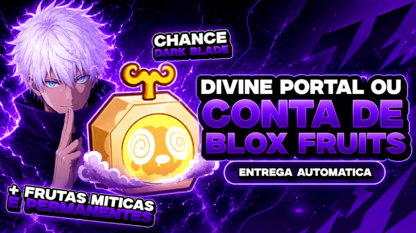 PORTAL DIVINE OU CONTA DE BLOX FRUITS GARANTIDA
